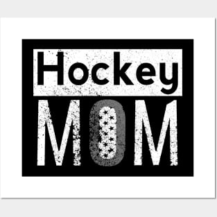 Hockey Mom in Black and White Posters and Art